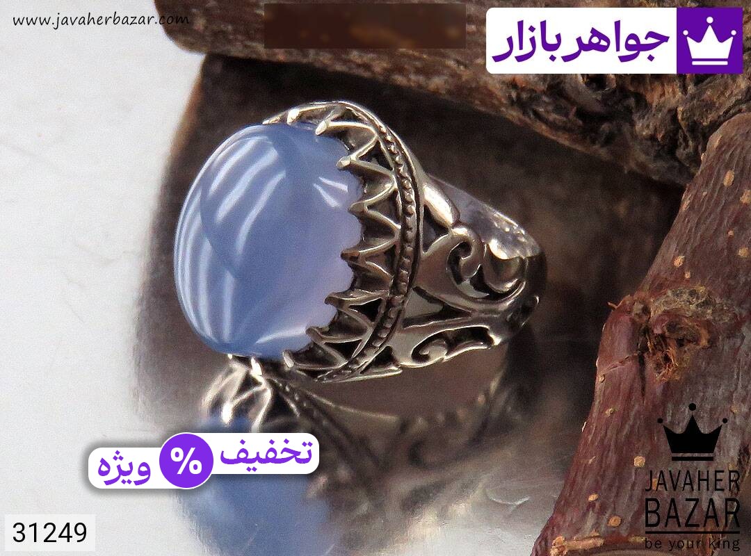 عکس انگشتر عقیق یمنی بنفش