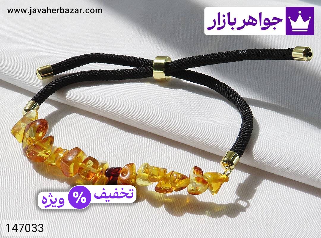 عکس دستبند کهربا