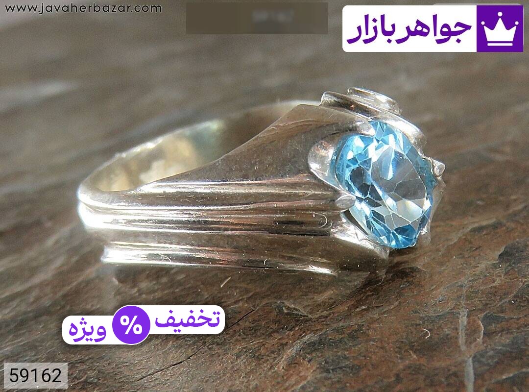 عکس انگشتر توپاز مردانه