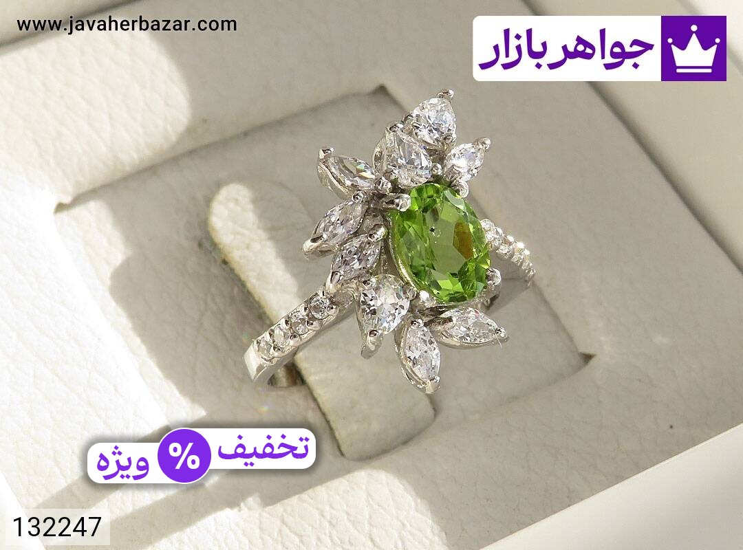 عکس انگشتر زبرجد زنانه