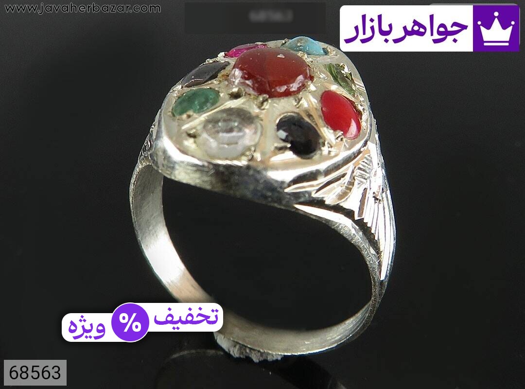 عکس انگشتر زبرجد مردانه