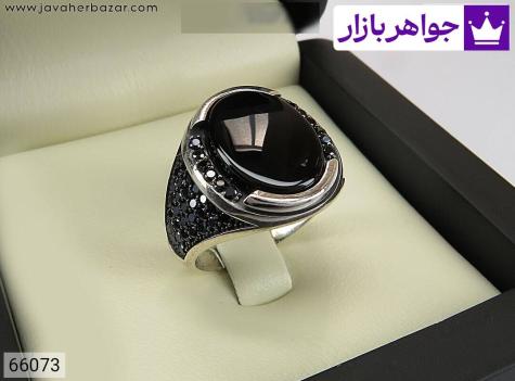 انگشتر سیاه مردانه