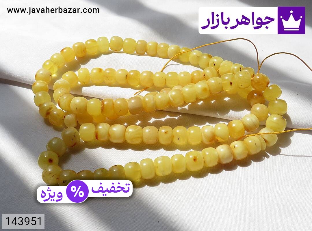 عکس تسبیح کهربا بولونی لهستان 101 دانه