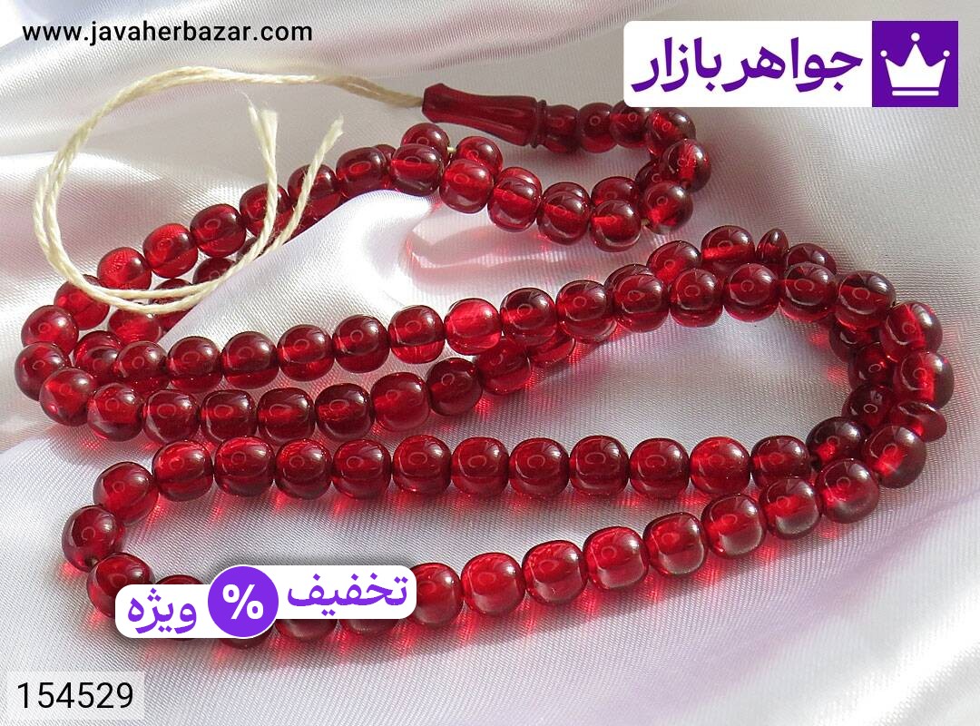عکس تسبیح سندلوس آلمان سرخ قرمز 101 دانه