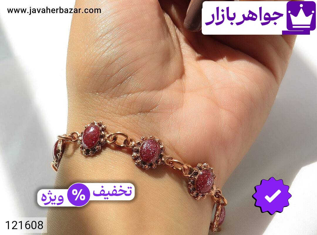 تصویر 4 دستبند مس با ضمانت اصالت جواهربازار عکس 4 دستبند مس اصل جواهربازار – مدل منتخب و موجود برای خرید