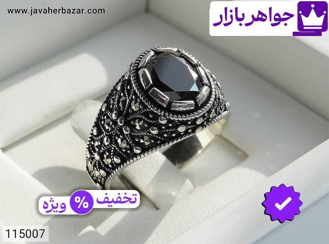 تصویر 4 انگشتر انیکس مردانه با ضمانت اصالت جواهربازار عکس 4 انگشتر انیکس مردانه اصل جواهربازار – مدل منتخب و موجود برای خرید