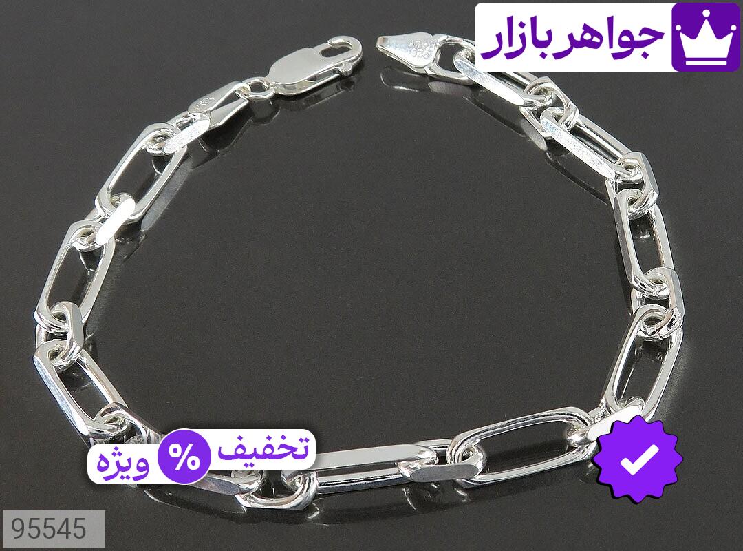 تصویر 1 دستبند ایتالیایی با ضمانت اصالت جواهربازار عکس 1 دستبند ایتالیایی اصل جواهربازار – مدل منتخب و موجود برای خرید