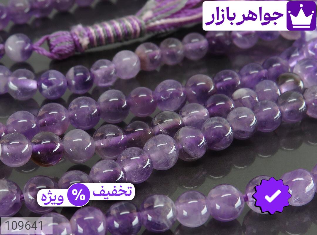 تصویر 2 تسبیح سنگ ماه تولد بهمن با ضمانت اصالت جواهربازار عکس 2 تسبیح سنگ ماه تولد بهمن اصل جواهربازار – مدل منتخب و موجود برای خرید