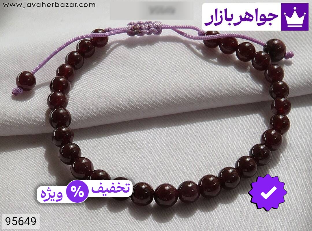 عکس و مدل انواع دستبند گارنت با بالاترین کیفیت بهترین قیمت اصل ضمانت 99ساله شناسنامه فاکتور دستبندگارنت