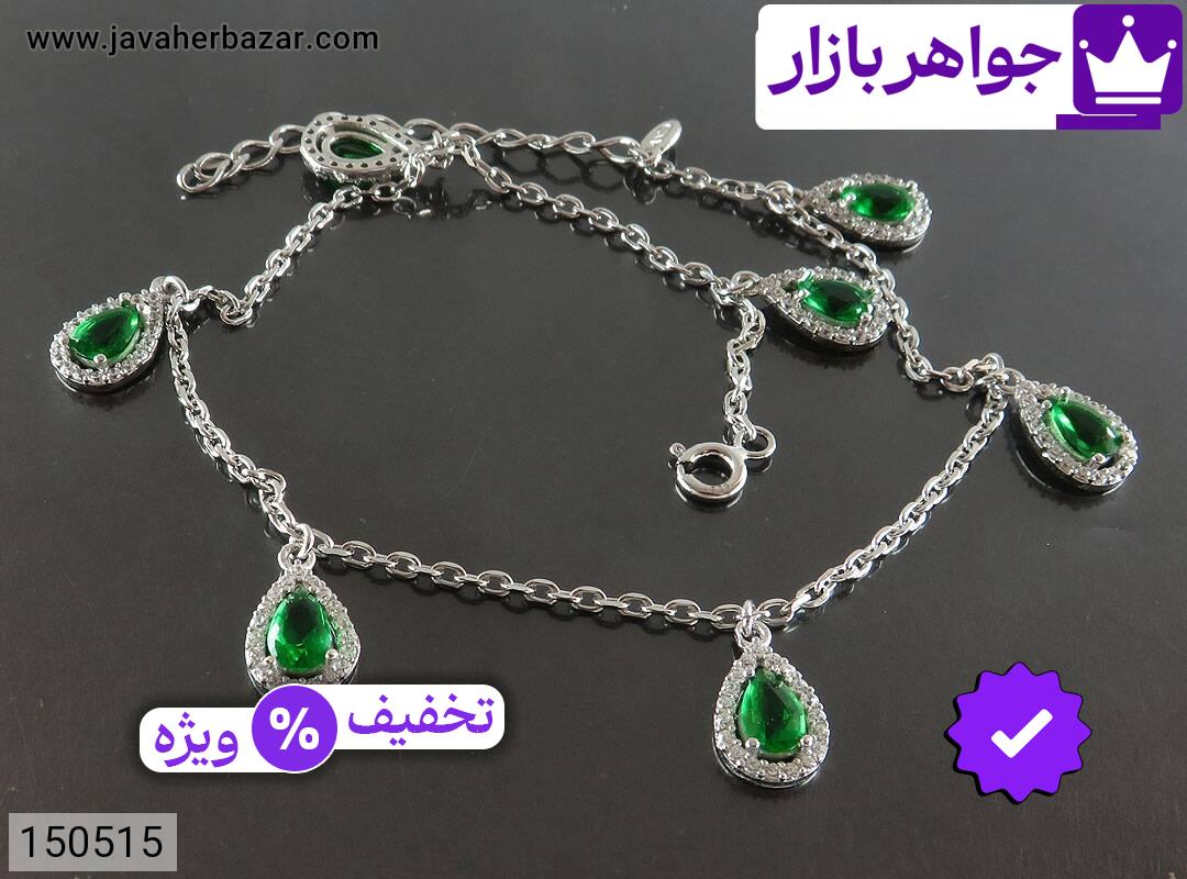 تصویر 1 پابند سبز با ضمانت اصالت جواهربازار عکس 1 پابند سبز اصل جواهربازار – مدل منتخب و موجود برای خرید