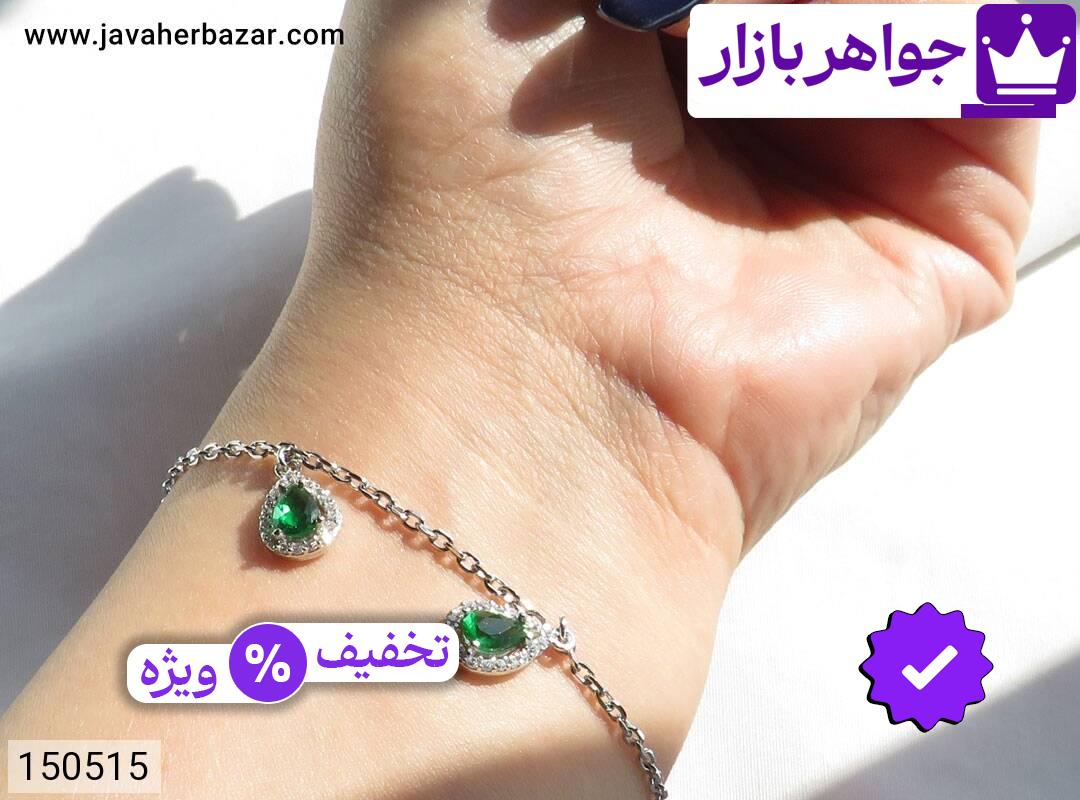 تصویر 4 پابند سبز با ضمانت اصالت جواهربازار عکس 4 پابند سبز اصل جواهربازار – مدل منتخب و موجود برای خرید