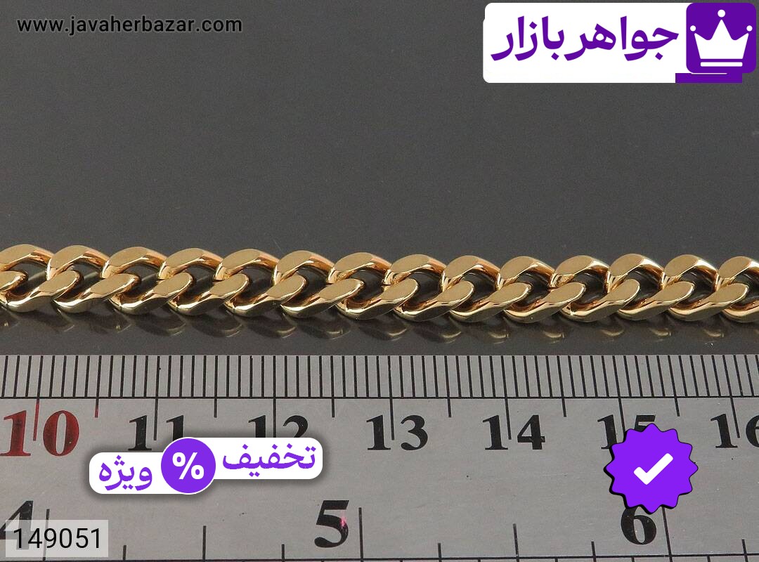 تصویر 3 پابند استیل با ضمانت اصالت جواهربازار عکس 3 پابند استیل اصل جواهربازار – مدل منتخب و موجود برای خرید