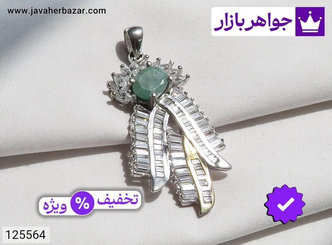 تصویر 5 مدال زمرد زنانه با ضمانت اصالت جواهربازار عکس 5 مدال زمرد زنانه اصل جواهربازار – مدل منتخب و موجود برای خرید