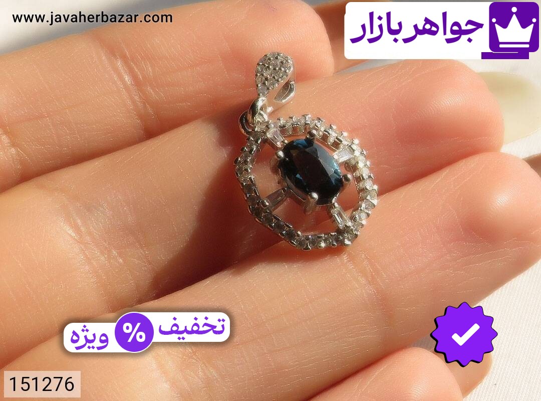 تصویر 4 مدال توپاز آبی با ضمانت اصالت جواهربازار عکس 4 مدال توپاز آبی اصل جواهربازار – مدل منتخب و موجود برای خرید