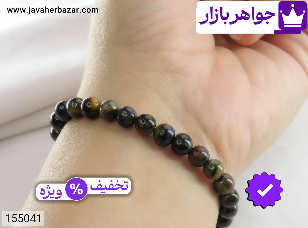 تصویر 3 دستبند چشم شاهین زنانه با ضمانت اصالت جواهربازار عکس 3 دستبند چشم شاهین زنانه اصل جواهربازار – مدل منتخب و موجود برای خرید