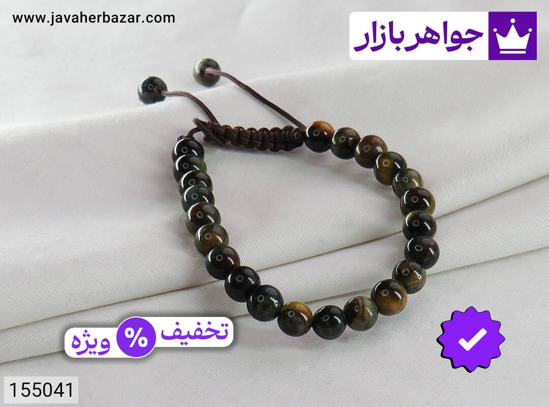 تصویر 4 دستبند چشم شاهین زنانه با ضمانت اصالت جواهربازار عکس 4 دستبند چشم شاهین زنانه اصل جواهربازار – مدل منتخب و موجود برای خرید