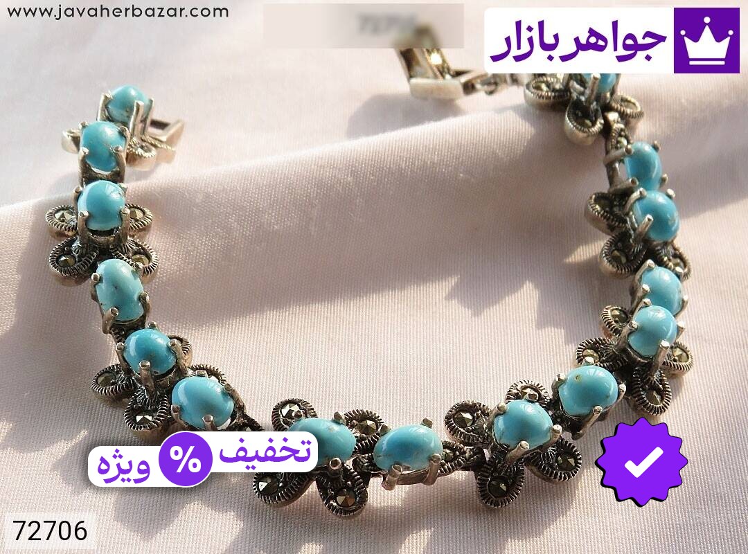 عکس و مدل انواع دستبند فیروزه نیشابوری با بالاترین کیفیت بهترین قیمت اصل ضمانت 99ساله شناسنامه فاکتور دستبندفیروزهنیشابوری