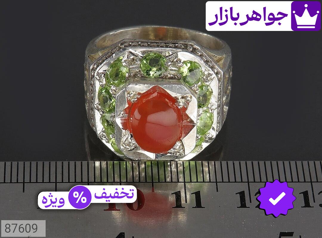 تصویر 3 انگشتر عقیق یمنی سبز با ضمانت اصالت جواهربازار عکس 3 انگشتر عقیق یمنی سبز اصل جواهربازار – مدل منتخب و موجود برای خرید