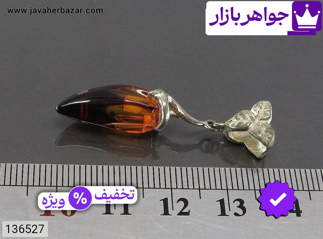 تصویر 3 گردنبند کهربا قهوهای با ضمانت اصالت جواهربازار عکس 3 گردنبند کهربا قهوهای اصل جواهربازار – مدل منتخب و موجود برای خرید