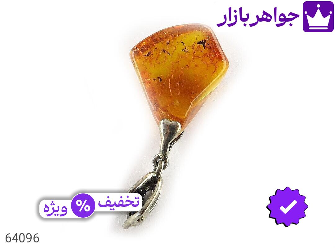 تصویر 2 گردنبند کهربا نارنجی با ضمانت اصالت جواهربازار عکس 2 گردنبند کهربا نارنجی اصل جواهربازار – مدل منتخب و موجود برای خرید