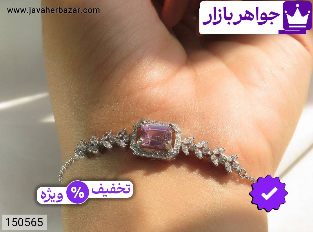 تصویر 4 دستبند توپاز با ضمانت اصالت جواهربازار عکس 4 دستبند توپاز اصل جواهربازار – مدل منتخب و موجود برای خرید