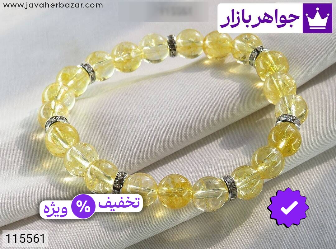 عکس و مدل انواع دستبند سیترین زنانه با بالاترین کیفیت بهترین قیمت اصل ضمانت 99ساله شناسنامه فاکتور دستبندسیترینزنانه