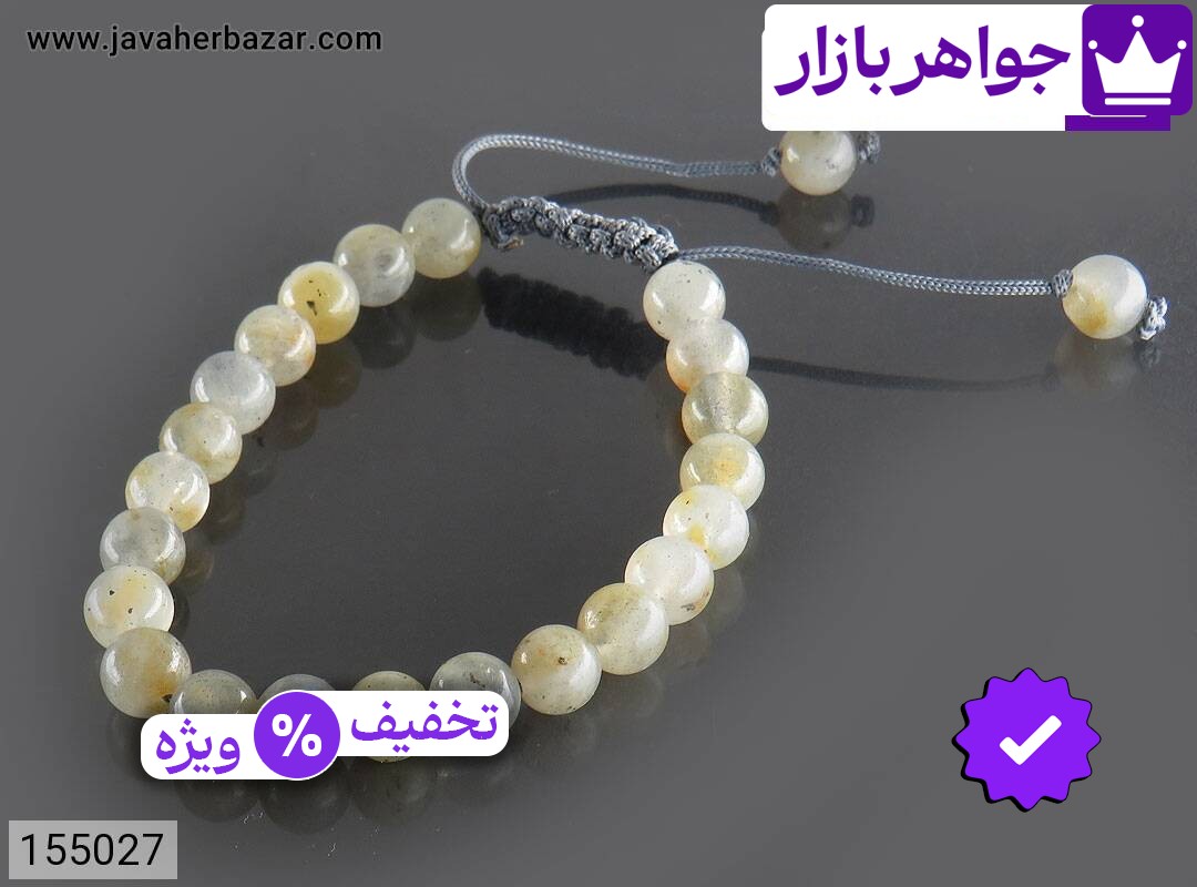 تصویر 1 دستبند لابرادوریت زنانه با ضمانت اصالت جواهربازار عکس 1 دستبند لابرادوریت زنانه اصل جواهربازار – مدل منتخب و موجود برای خرید