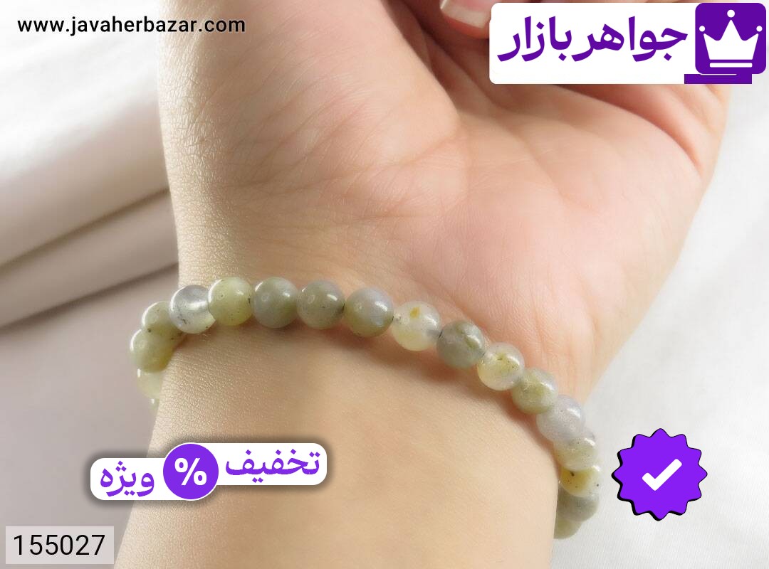 تصویر 3 دستبند لابرادوریت زنانه با ضمانت اصالت جواهربازار عکس 3 دستبند لابرادوریت زنانه اصل جواهربازار – مدل منتخب و موجود برای خرید