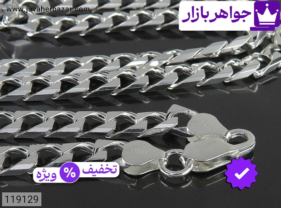 تصویر 2 زنجیر کار ترک مردانه با ضمانت اصالت جواهربازار عکس 2 زنجیر کار ترک مردانه اصل جواهربازار – مدل منتخب و موجود برای خرید