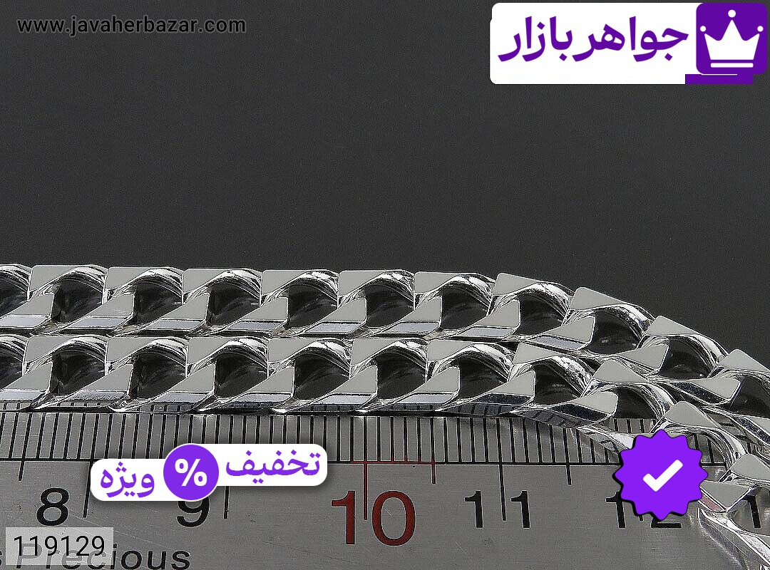 تصویر 3 زنجیر کار ترک مردانه با ضمانت اصالت جواهربازار عکس 3 زنجیر کار ترک مردانه اصل جواهربازار – مدل منتخب و موجود برای خرید