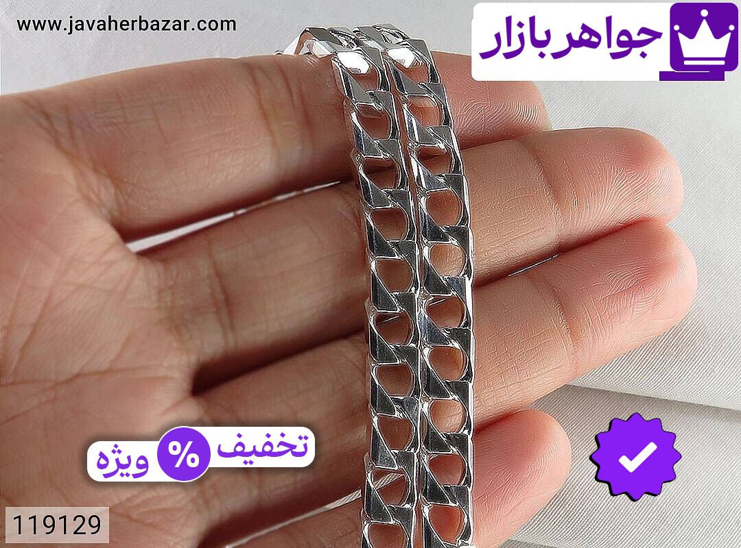 تصویر 4 زنجیر کار ترک مردانه با ضمانت اصالت جواهربازار عکس 4 زنجیر کار ترک مردانه اصل جواهربازار – مدل منتخب و موجود برای خرید
