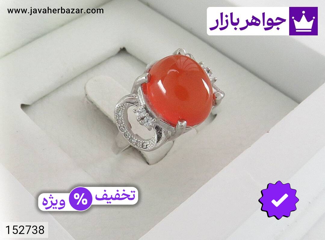 عکس و مدل انواع انگشتر عقیق خراسان زنانه با بالاترین کیفیت بهترین قیمت اصل ضمانت 99ساله شناسنامه فاکتور انگشترعقیقخراسانزنانه