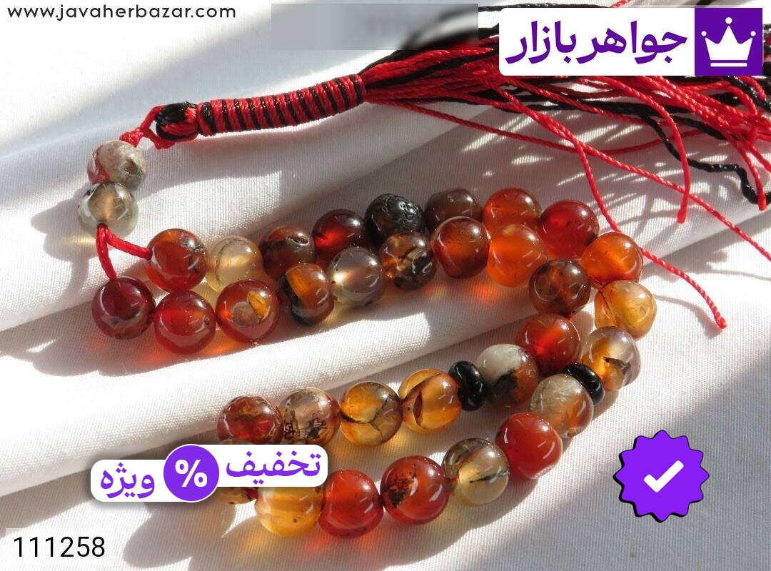 عکس و مدل انواع تسبیح عقیق قهوه‌ای با بالاترین کیفیت بهترین قیمت اصل ضمانت 99ساله شناسنامه فاکتور تسبیحعقیققهوه‌ای