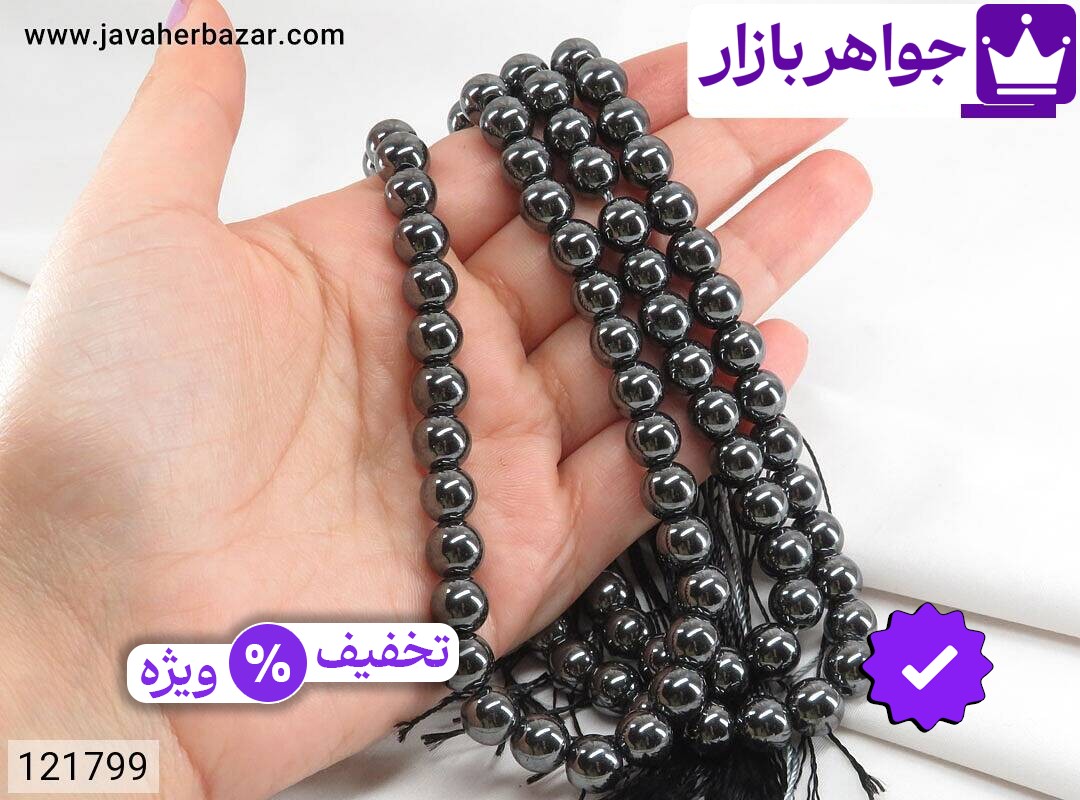تصویر 4 تسبیح حدید صینی سیاه با ضمانت اصالت جواهربازار عکس 4 تسبیح حدید صینی سیاه اصل جواهربازار – مدل منتخب و موجود برای خرید