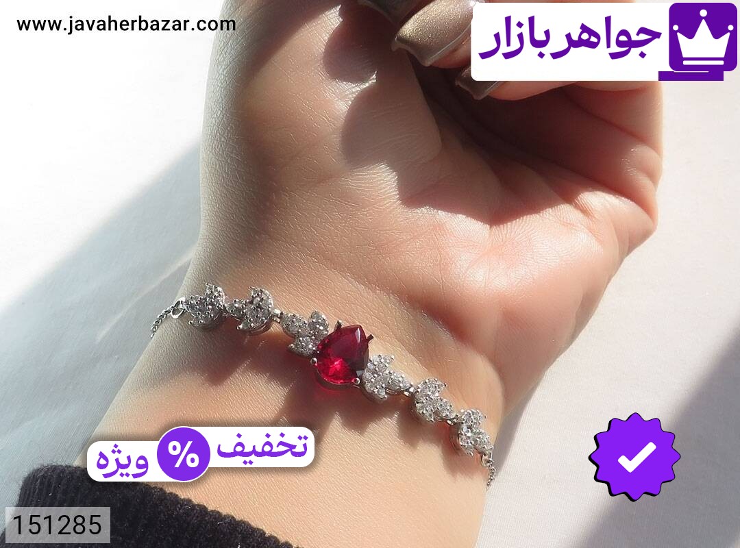 تصویر 4 دستبند عشق زنانه با ضمانت اصالت جواهربازار عکس 4 دستبند عشق زنانه اصل جواهربازار – مدل منتخب و موجود برای خرید