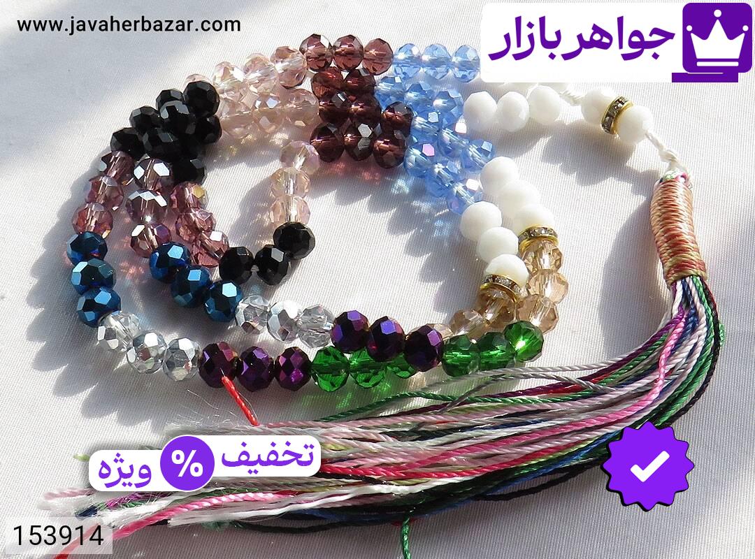 تصویر 1 تسبیح کریستال سنتاتیک سفید با ضمانت اصالت جواهربازار عکس 1 تسبیح کریستال سنتاتیک سفید اصل جواهربازار – مدل منتخب و موجود برای خرید