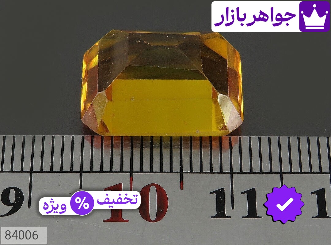تصویر 2 نگین سیترین سنتاتیک با ضمانت اصالت جواهربازار عکس 2 نگین سیترین سنتاتیک اصل جواهربازار – مدل منتخب و موجود برای خرید