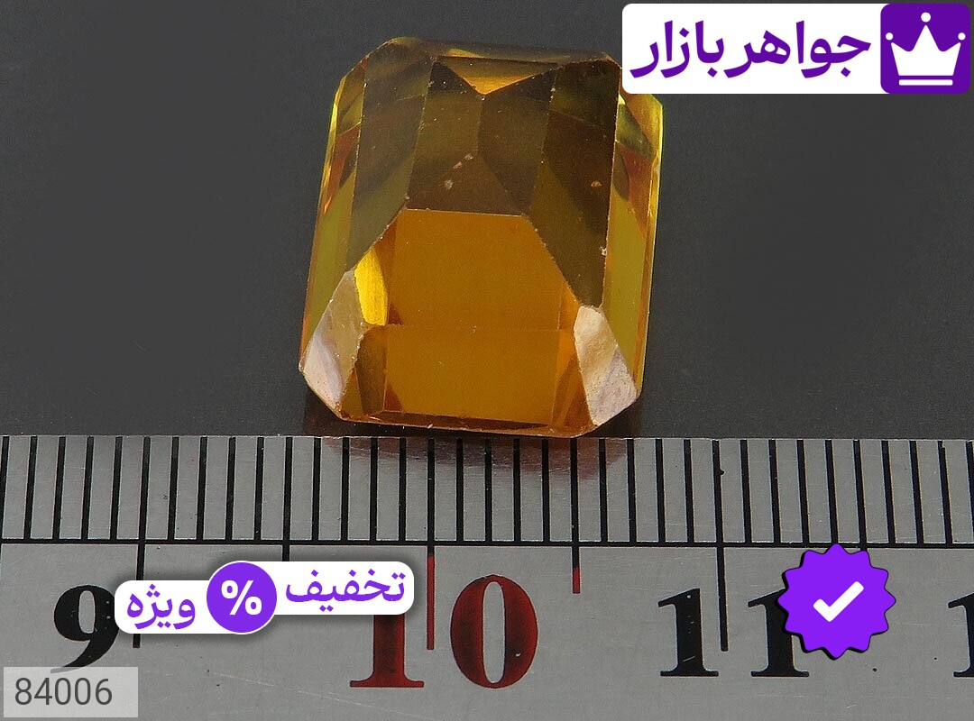 تصویر 3 نگین سیترین سنتاتیک با ضمانت اصالت جواهربازار عکس 3 نگین سیترین سنتاتیک اصل جواهربازار – مدل منتخب و موجود برای خرید