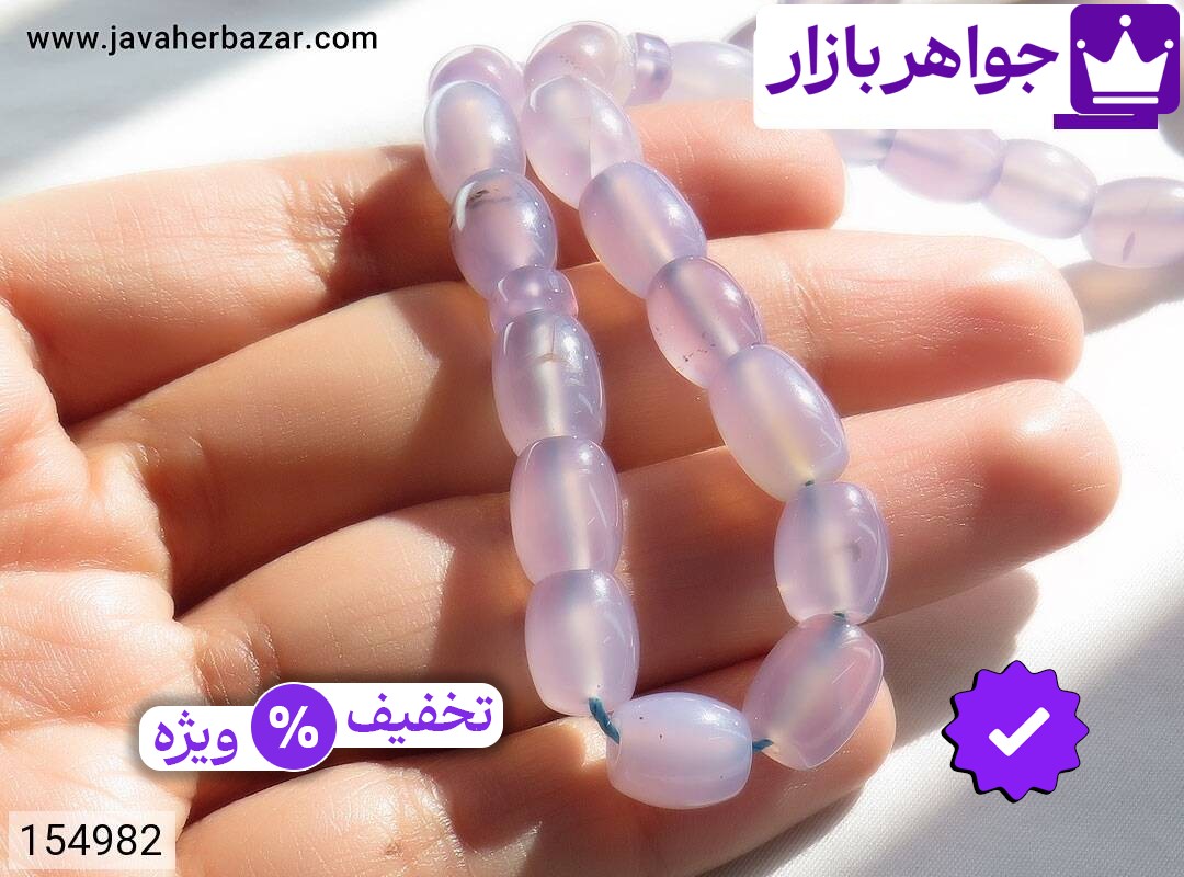 تصویر 4 تسبیح عقیق یمنی بنفش 33 دانه با ضمانت اصالت جواهربازار عکس 4 تسبیح عقیق یمنی بنفش 33 دانه اصل جواهربازار – مدل منتخب و موجود برای خرید