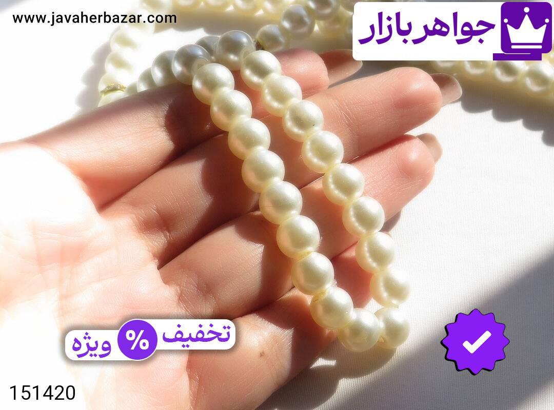 تصویر 4 تسبیح مروارید سفید 101 دانه با ضمانت اصالت جواهربازار عکس 4 تسبیح مروارید سفید 101 دانه اصل جواهربازار – مدل منتخب و موجود برای خرید