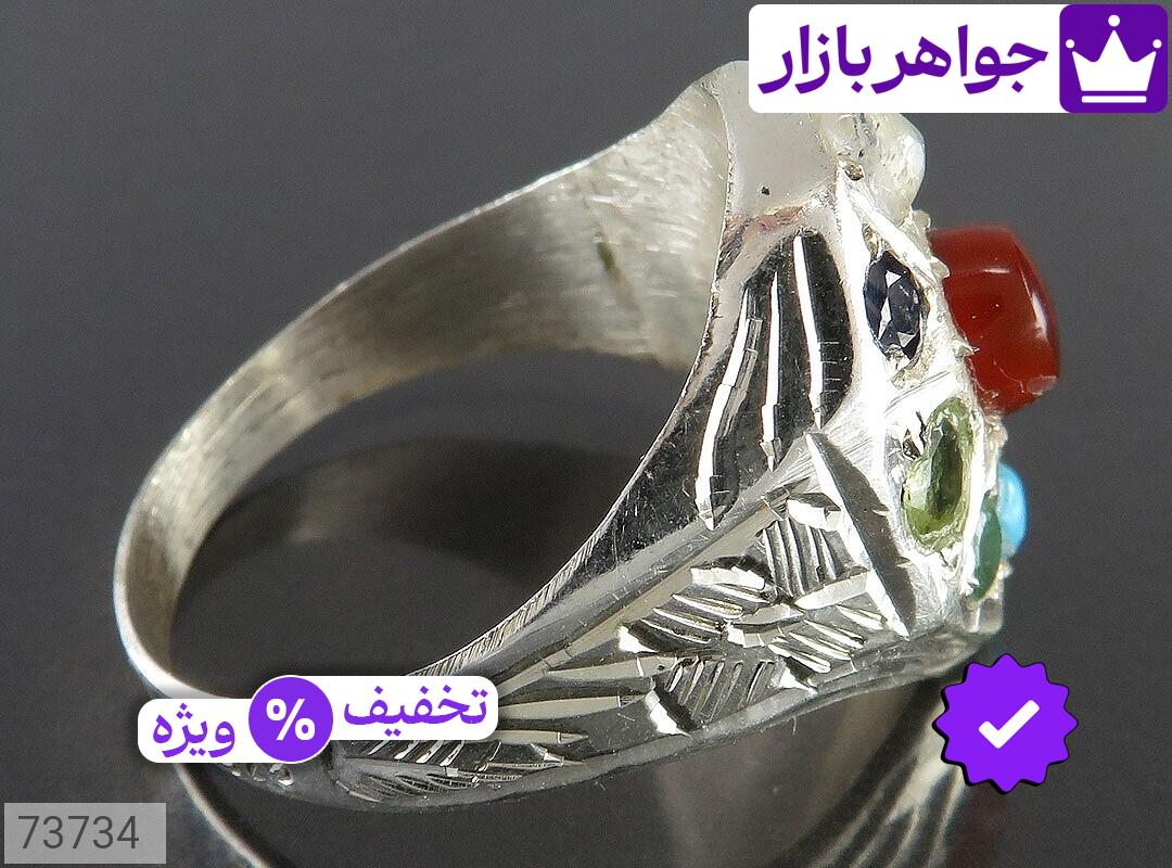 تصویر 1 انگشتر مرجان سرخ قرمز مردانه با ضمانت اصالت جواهربازار عکس 1 انگشتر مرجان سرخ قرمز مردانه اصل جواهربازار – مدل منتخب و موجود برای خرید
